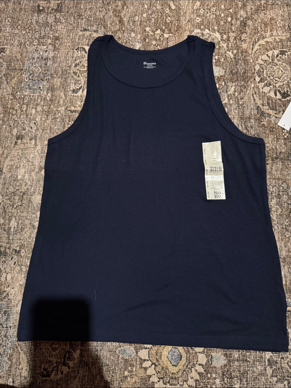 NOBO Women's Navy Ribbed Tank Top - XXL (20)